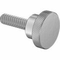 Bsc Preferred Stainless Steel Raised Knurled-Head Thumb Screw 4-40 Thread Size 3/8 Long 3/8 Diameter Head 91830A102